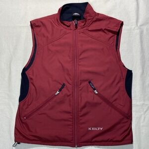 Vintage Y2K Atomic Skiing Vest Large Red Gray Also Branded "KELTY" Embroidered